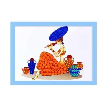 儿童手工纽扣画diy制作民族大团结8k尺寸创意粘贴画美术主题甄萌 民族