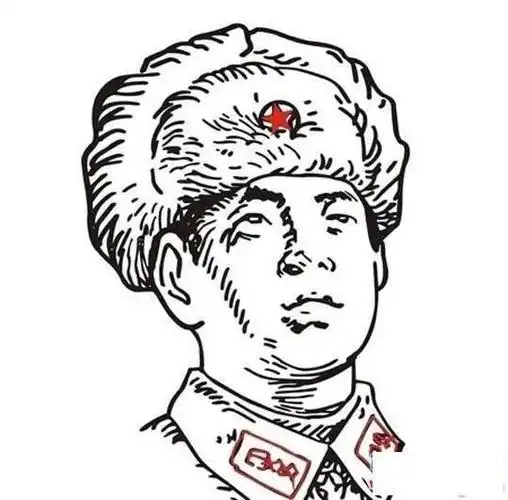雷锋肖像简笔画革命英烈画像简笔画英烈画像简笔画中国英雄画像儿童简