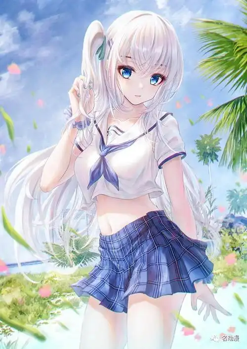 少女裙子动漫插画素材参考