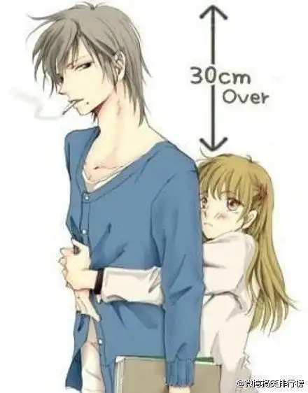 三十cm的身高差