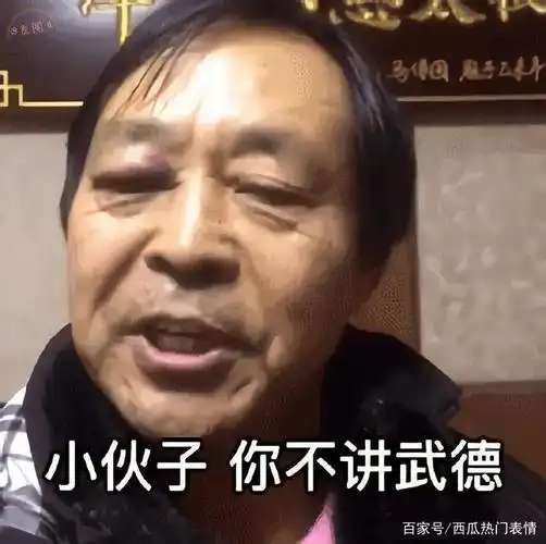 马保国表情包2,小伙子,你不讲武德