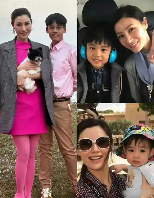 李嘉欣晒了儿子幼时帅照,小时候,蛮可爱的,颜值还过得去,长大了以后