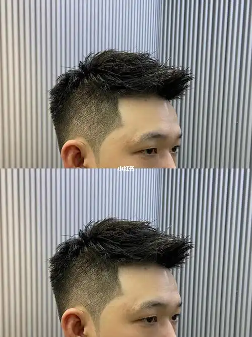 绅士们男生飞机头前刺造型