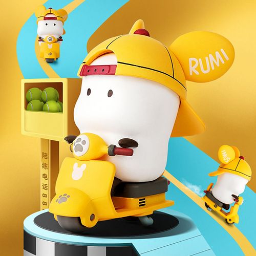 萌力星球tutu突突车盲盒野萌君可爱玩具少女手办潮玩桌面摆件礼物