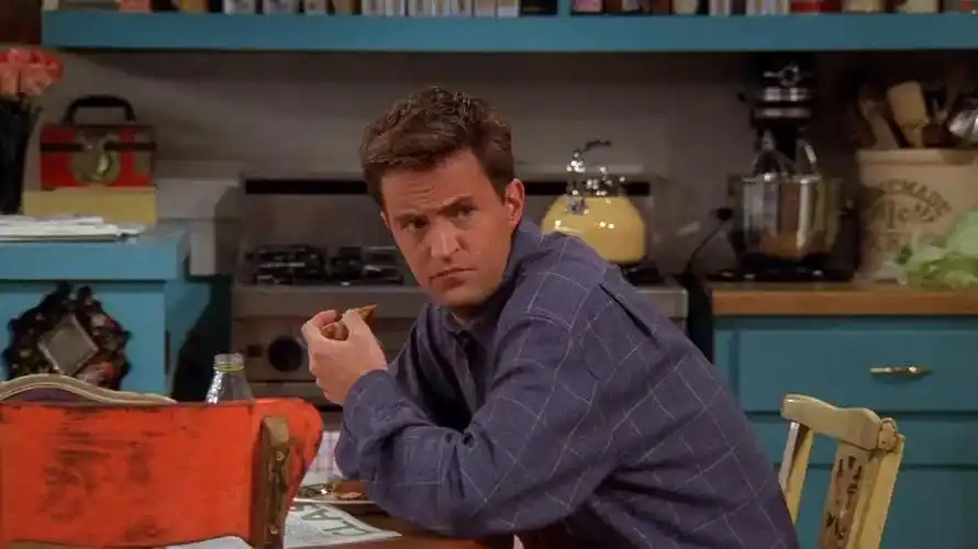 chandler这疑惑的表情