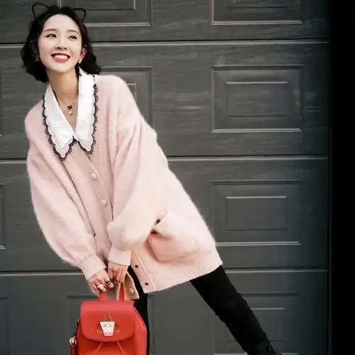 同款唐艺昕毛衣减龄洋气外穿薇娅春晚毛衣