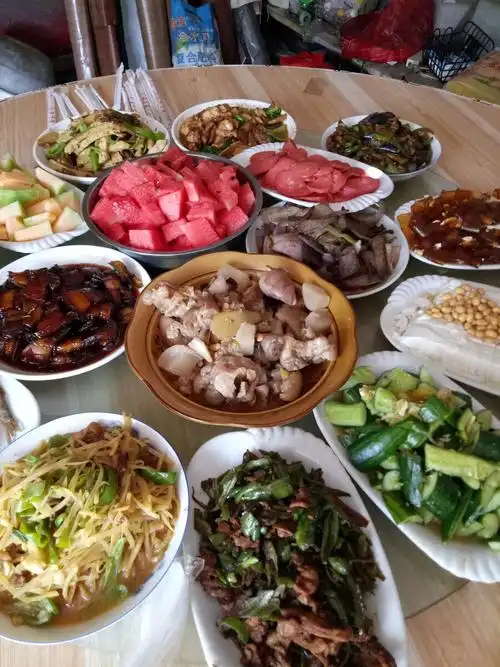 普通家庭的一餐饭