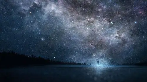 璀璨星空唯美高清桌面壁纸