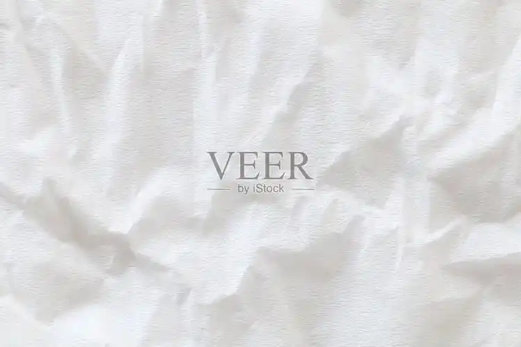 白色白色背景灰色材料纸板纸纺织品式样条纹纹理弄皱的空白的撕破的