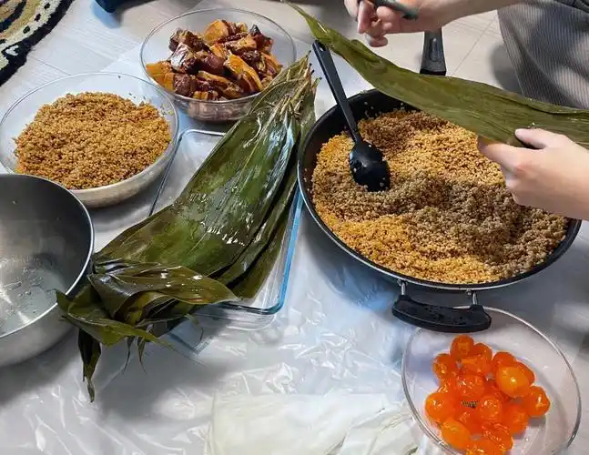 第一次在家包粽子