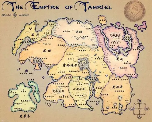 上古卷轴系有没有地图是全大陆的而不是一个省
