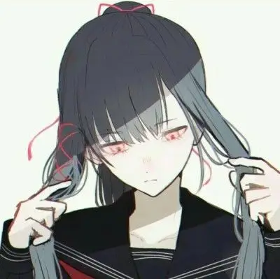 动漫 头像 女生 马尾 高冷↙ 璃