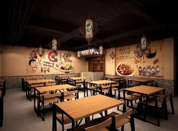 烤串店装修效果图