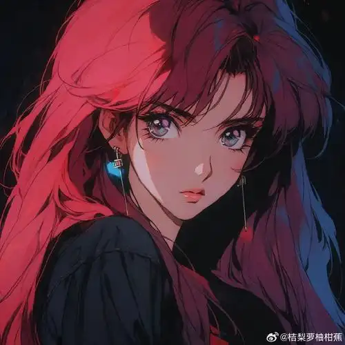 高冷明艳|红色系|女生头像    #二次元新鲜事#|#动漫