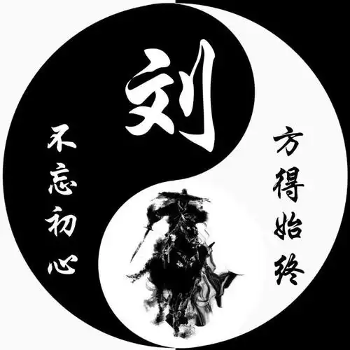 姓氏头像姓氏太极八卦风格微信头像