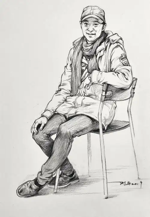 速写素材.邓平.图源微博.