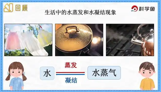 五年级下《水的蒸发和凝结》|科学鱼网课|水蒸气|水珠|水蒸发|试管