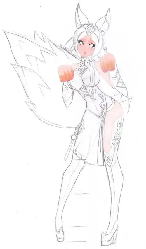 零基础绘画教程王者荣耀妲己