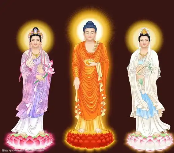 高清精美西方三圣像