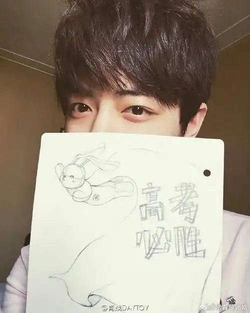 肖战手绘图有这么多,有才有爱眼里有光的人