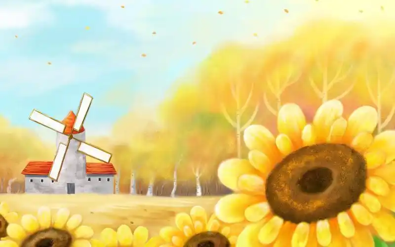 唯美向日葵风景壁纸大全