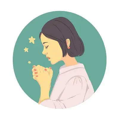 生日许愿人物素材