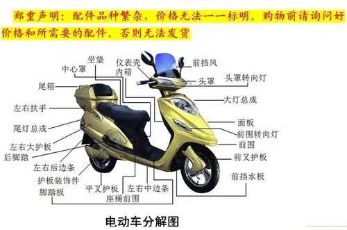 天语电动车塑件 - 贝维拉电动车及配件交易网