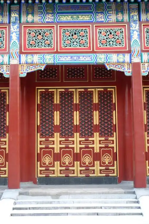 中国皇家宫廷建筑宫门装饰样式
