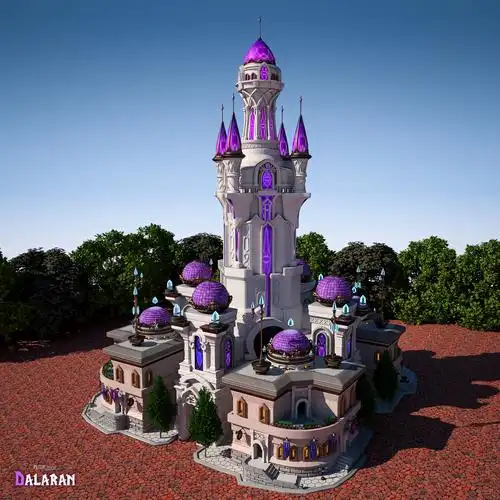 国服玩家自制次世代魔兽达拉然建模