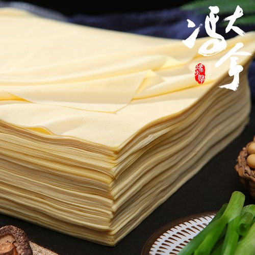 喜民精品超薄锦州干豆腐千张虹螺岘干豆腐卤水手工豆腐皮百叶260g