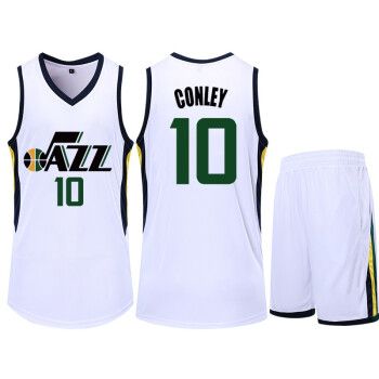 好布巴特爵士队城市版球衣米切尔篮球服套装男女45号康利运动服戈贝尔