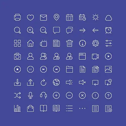 app线性图标-功能性图标