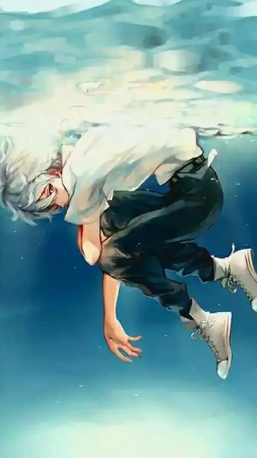 动漫男头伤感孤独帅气