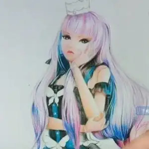 灵犀阁公主简笔画