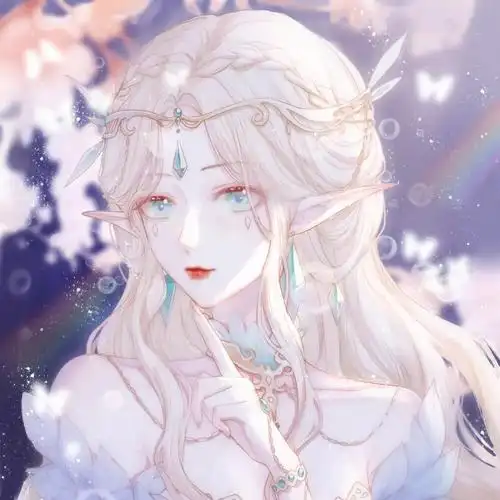 动漫女生头像世事千帆过前方终会是温柔和月光