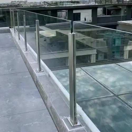 0成交1条相似楼梯玻璃扶手栏板阳台立柱地面预埋卡槽扶手玻璃栏杆u型