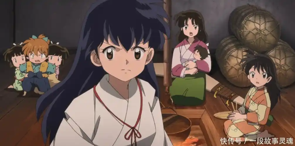 夜叉姬第|《犬夜叉》后续故事揭晓,两人遇到根首,阿篱生了个可爱女儿!