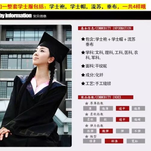 学士服博士男女毕业礼服学院风大学生硕士服英国文科 礼学位服
