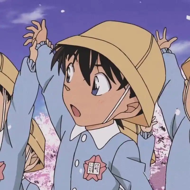 人物:#工藤新一##毛利兰# 「#新兰永恒##新兰情头##樱花班的回忆