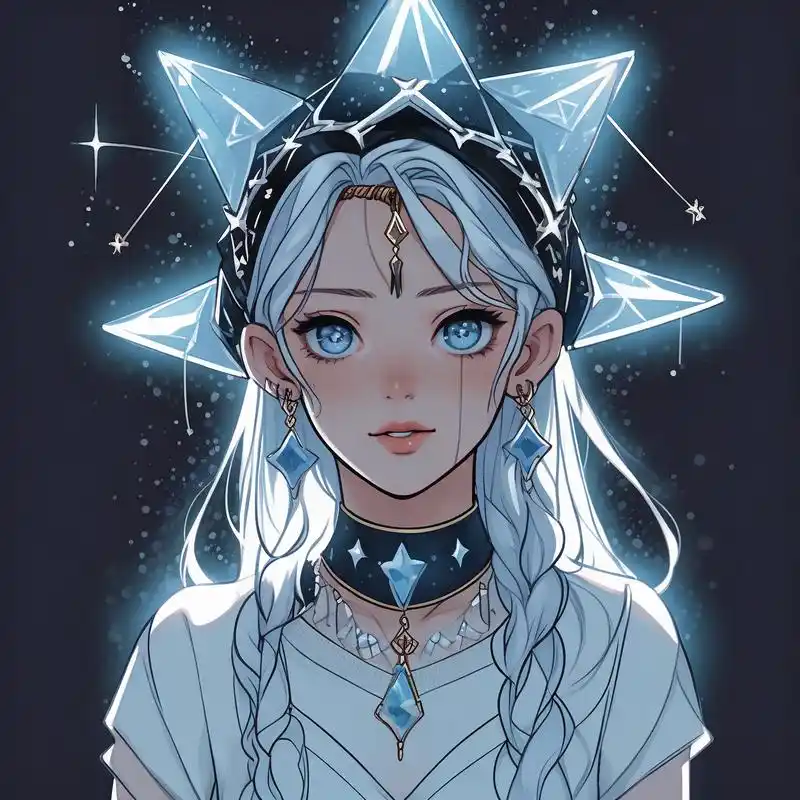 这里有一款专属于你们的头像,以水瓶座为设计灵感,融入了星座的独特