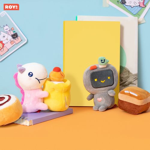 roy6城市系列 莱阳磁铁玩偶 萌趣毛绒公仔玩偶冰箱贴