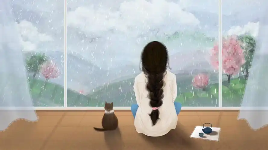 活动  窗外的雨