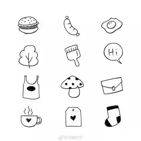 可爱简单易学的简笔画