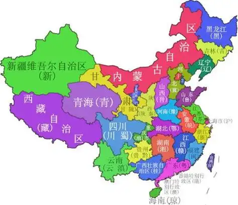 中国省份简称中国省份简称顺口溜