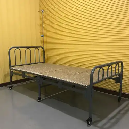 折叠陪护床 医用陪护床折叠床 单人钢木折叠床生产厂家直销定制