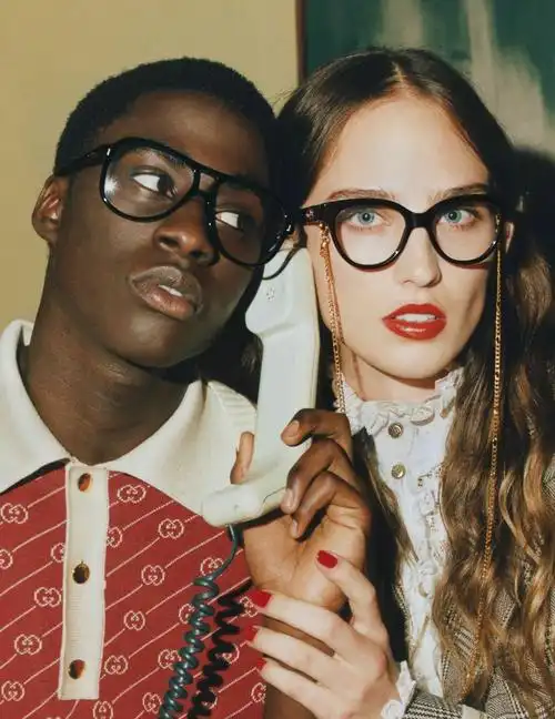 gucci 2021 秋冬眼镜广告形象大片释出