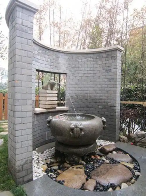 18种创意庭院"水景墙"设计,想让庭院别出心裁,就