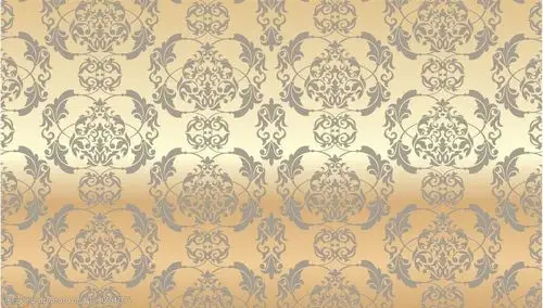 欧式金色古典花纹背景图片