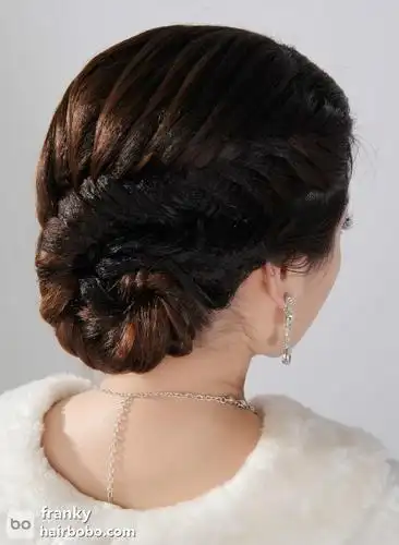 franky分享的女士盘发--图片分享