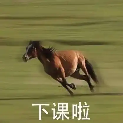 马下课啦奔腾风驰电掣gif动图_动态图_表情包下载_soogif